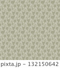 Sage Baroque Ornamental Damask Pattern 132150642