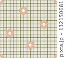 Retro Daisy Grid Minimal Pattern 132150681