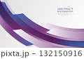 Abstract purple curve square shape with futuristic concept background. Modern banner design 132150916