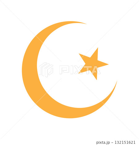 Modern Dynamic Lunar Symbol Depicting Cosmic Rotation and Balance 132151621