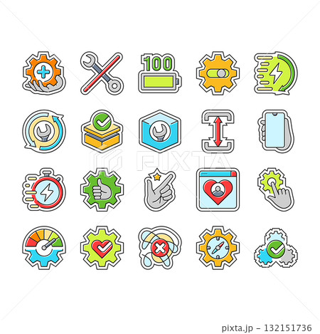 ease of use product icons set vector ease of use product icons set vector 132151736