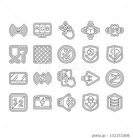 ease of use convenience product icons set vector ease of use convenience product icons set vector 132151806