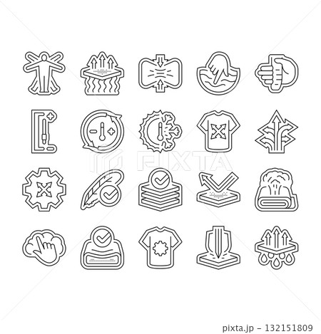 comfort usability product icons set vector comfort usability product icons set vector 132151809