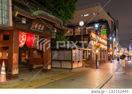 《東京都》巣鴨地蔵通商店街・夜景 132152445