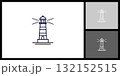 Lighthouse Icon for Maritime, Safety, and Guidance 132152515