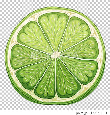 Cut citrus fruits (green) Cut citrus fruits (green) 132153691