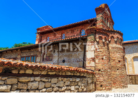 Church of St. Stephen in the old town of Nessebar, Bulgaria. UNESCO World Heritage Site 132154077