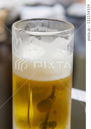 ビールで乾杯。もつ焼き屋で晩御飯。静岡県下田市-2025 132154324