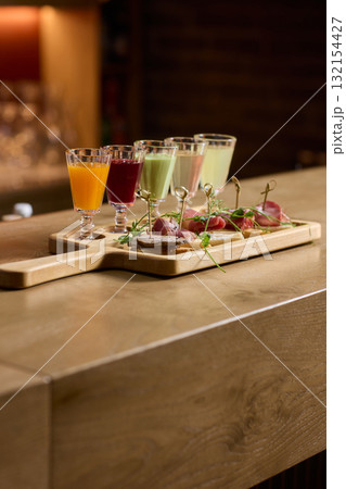 Enjoy artisan crafted cocktails paired with a delightful charcuterie board experience Enjoy artisan crafted cocktails paired with a delightful charcuterie board experience 132154427