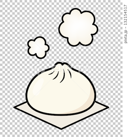 Chinese bun icon 132154517