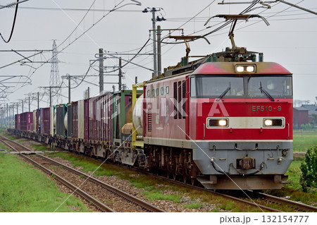 信越本線　見附－帯織　JR貨物　EF510-9（富山） 132154777