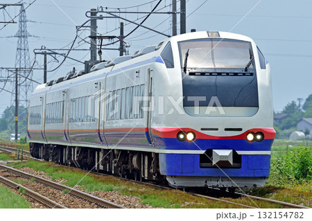 信越本線 見附-帯織 JR東日本 E653系1100番台 H-203編成(新潟) しらゆき 信越本線 見附-帯織 JR東日本 E653系1100番台 H-203編成(新潟) しらゆき 132154782