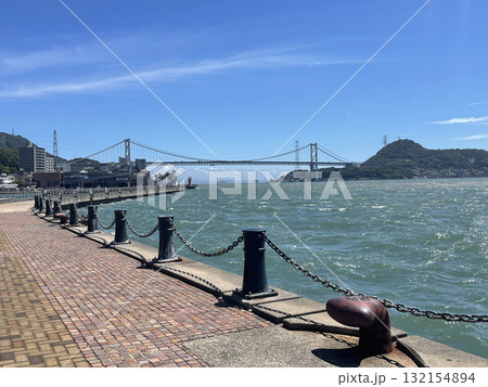 山口県下関市から関門橋03 132154894