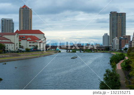 阪急電鉄今津線鉄橋 132155271