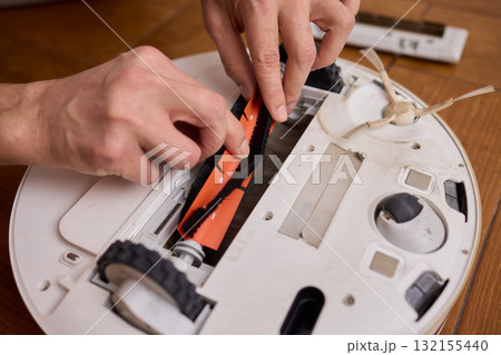 Properly Removing and Maintaining the Brush of a Cleaning Robot for Optimal Performance 132155440