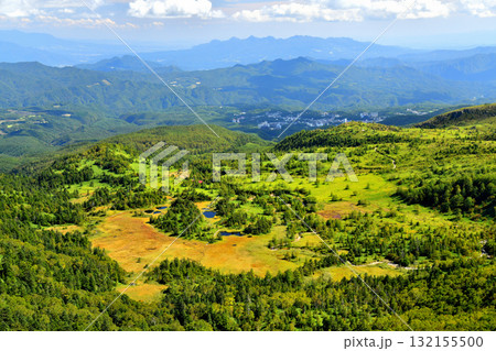 芳ヶ平湿原周辺を望む(群馬県中之条町)【2025.9】 132155500
