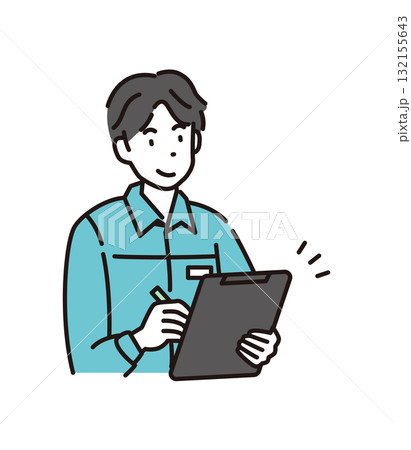 作業員　業者　チェック　確認 132155643