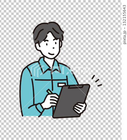 作業員　業者　チェック　確認 132155643