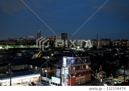 新横浜駅周辺と小机の風景 132156474