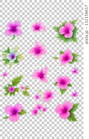 芙蓉插圖集(粉紅色) 芙蓉插圖集(粉紅色) 132156617