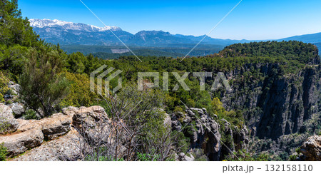 Taurus Mountains with snow near Antalya Taurus Mountains with snow near Antalya 132158110