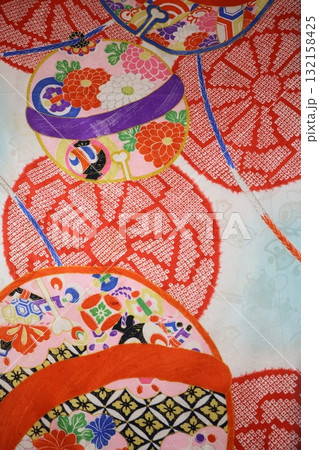 アンティークの着物生地 アンティークの着物生地 132158425