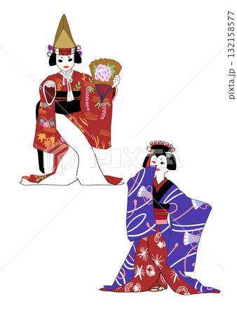歌舞伎女形 歌舞伎女形 132158577