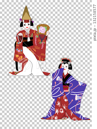 歌舞伎女形 歌舞伎女形 132158577