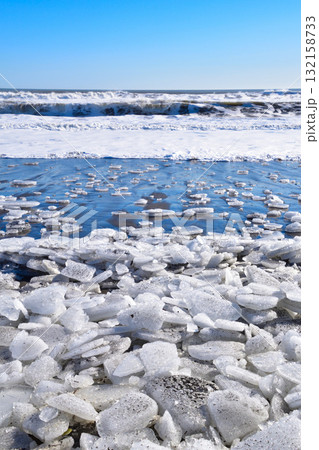 北海道 大津海岸 ジュエリーアイス 北海道 大津海岸 ジュエリーアイス 132158733