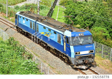 東海道本線 東高島-桜木町 JR貨物 EH200-3(高崎) 東海道本線 東高島-桜木町 JR貨物 EH200-3(高崎) 132158778
