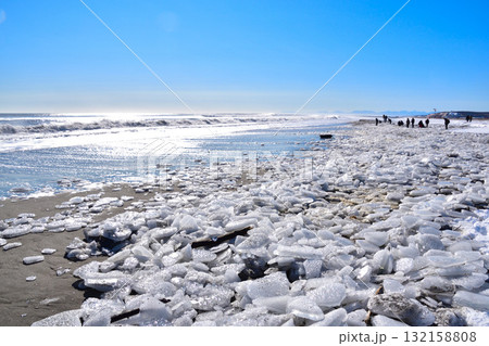 北海道 大津海岸 ジュエリーアイス 北海道 大津海岸 ジュエリーアイス 132158808