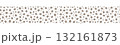 Monochrome simple banner with chaotic gray circles in the form of pebbles 132161873
