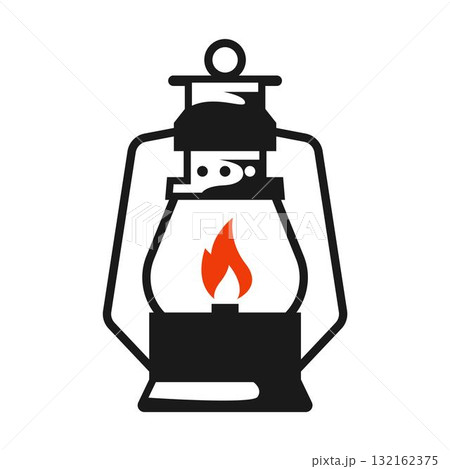 Vintage lantern icon design Vintage lantern icon design 132162375