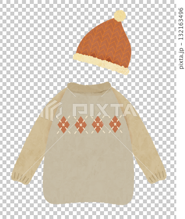 帽子とセーター 帽子とセーター 132163496