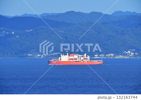 東京湾　浦賀水道　海上自衛隊　しらせ　AGB-5003 132163744