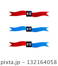battle versus or-vs scoreboard for fight competition and match display 132164058