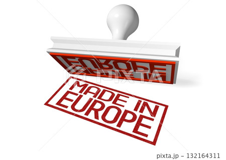 3D rubber stamp - made in Europe 132164311