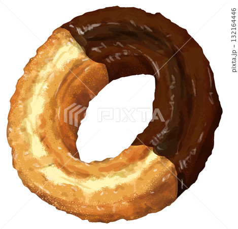 ドーナツ1個(オールドファッションチョコ) ドーナツ1個(オールドファッションチョコ) 132164446