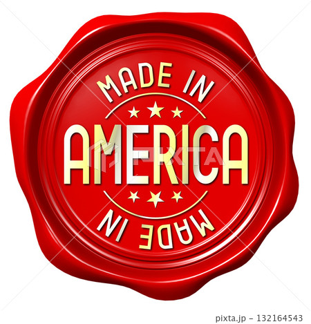 Red wax seal - made in America 132164543
