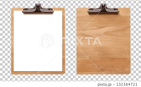 Set of Plain empty blank clipboard clip board with paper sheet on transparent background cutout, PNG file. Mockup template for artwork graphic design. 3D rendering. copy text space Set of Plain empty blank clipboard clip board with paper sheet on transparent background cutout, PNG file. Mockup template for artwork graphic design. 3D rendering. copy text space 132164721