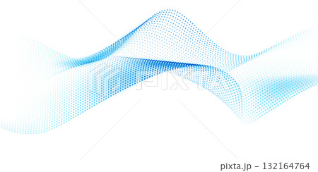 Abstract technology particle wave background. Modern design vector illustration. Abstract technology particle wave background. Modern design vector illustration. 132164764