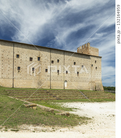 Rancia castle historical fortress in Tolentino, Italy 132164959