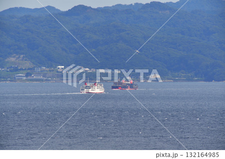 東京湾　浦賀水道　東京湾フェリー　しらはま丸　かなや丸 132164985