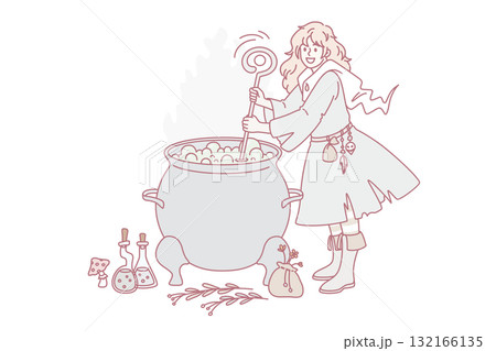 Halloween holiday tradition celebrating concept. 132166135