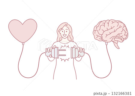Love and positive emotions concept. 132166381