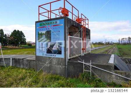北海幹線用水路・最終点(南幌町) 北海幹線用水路・最終点(南幌町) 132166544