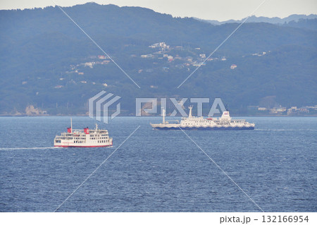 東京湾　浦賀水道　東海汽船　さるびあ丸　東京湾フェリー　かなや丸 132166954