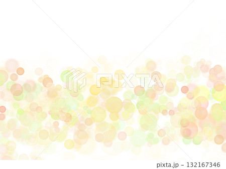キラキラした光 玉ボケ 黄色のシャボンボケ透過背景 キラキラした光 玉ボケ 黄色のシャボンボケ透過背景 132167346