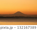 富津からの富士山 132167389