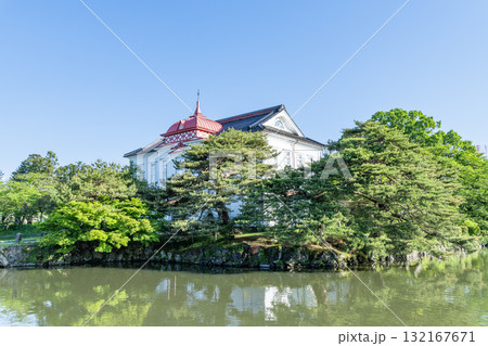 山形県鶴岡市　有形文化財の大寶館 132167671